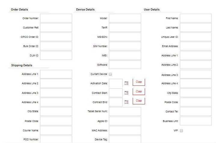 1. Advance Search Criteria